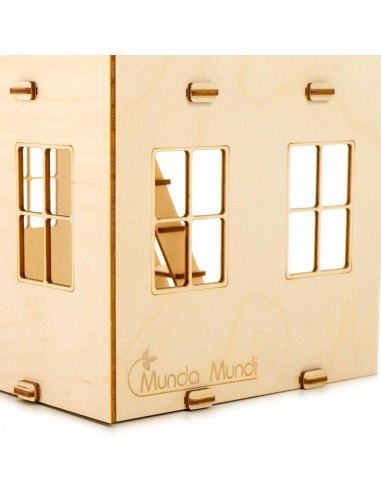 Maison de poupée 3D en bois été - MUNDA MUNDI