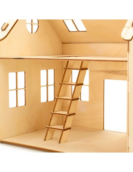 Maison de poupée 3D en bois été - MUNDA MUNDI