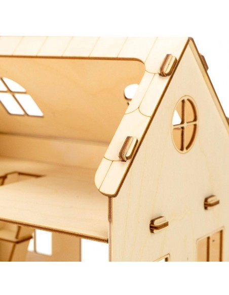 Maison de poupée 3D en bois été - MUNDA MUNDI