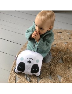 Mini Coussin musical Panda - CAROTTE & CIE 0+ 2