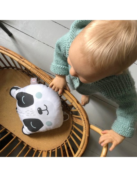 Mini Coussin musical Panda - CAROTTE & CIE 0+