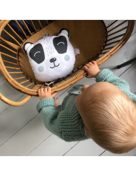 Mini Coussin musical Panda - CAROTTE & CIE 0+