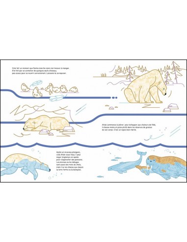 Suis du doigt l'ours polaire - LA CABANE BLEUE...