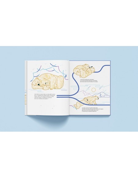 Suis du doigt l'ours polaire - LA CABANE BLEUE éditions
