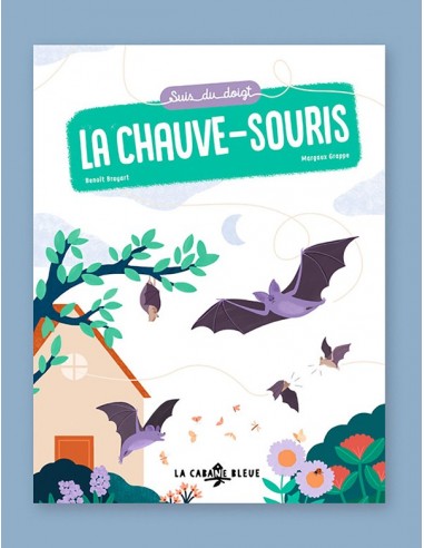 Suis du doigt la chauve-souris - LA CABANE BLEUE éditions