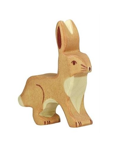 Lapin - animaux de la forêt - figurine en bois HOLZTIGER