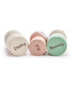 Poupée - Famille Lapin en bois - TENDER LEAF 3+ 2