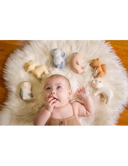 Mon premier animal arctique en caoutchouc naturel - TIKIRI 0+