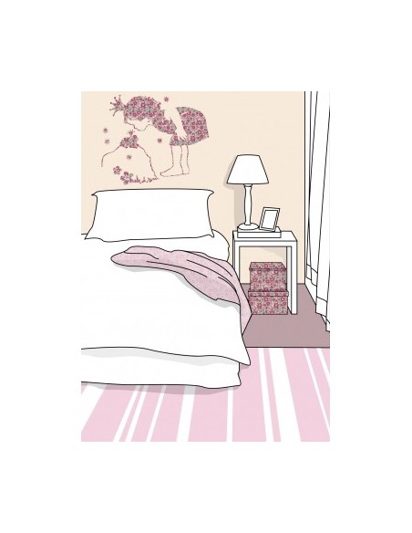 stickers rêve de petite fille