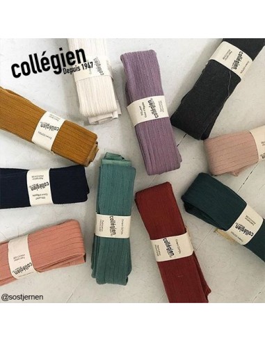 Collants Louise unis à côtes bébé et enfant -...