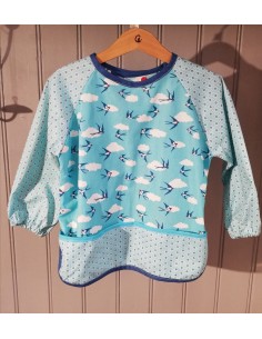 Bavoir tablier enduit - CREAMOMS 2