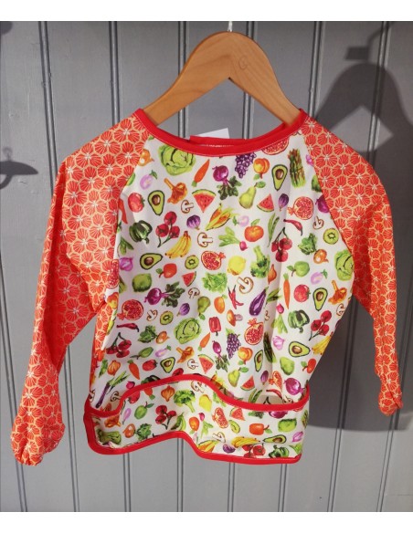 Bavoir tablier enduit - CREAMOMS