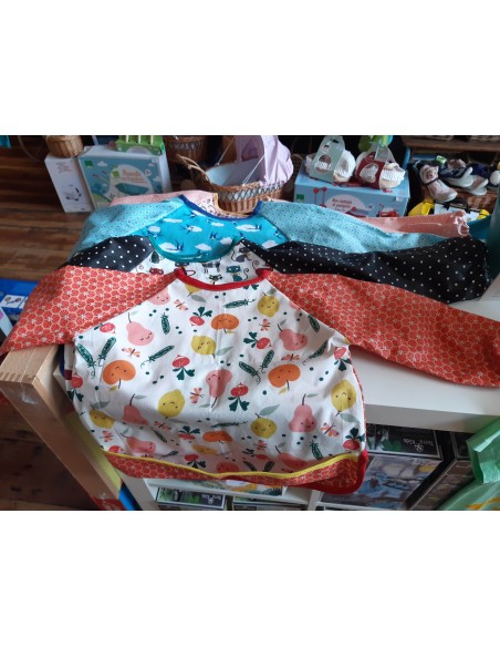 Bavoir tablier enduit - CREAMOMS