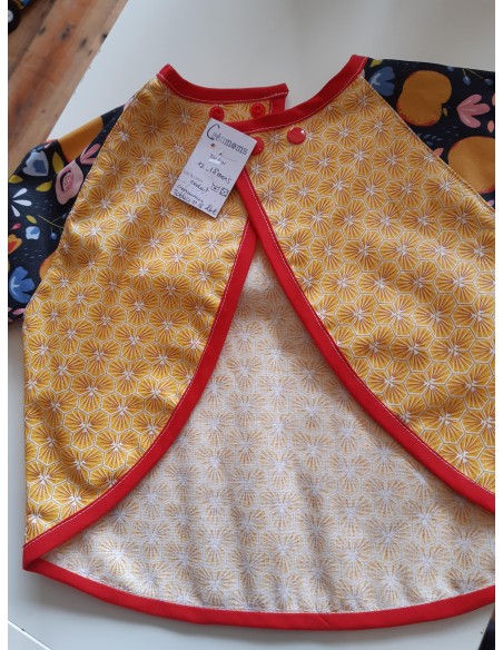 Bavoir tablier enduit - CREAMOMS