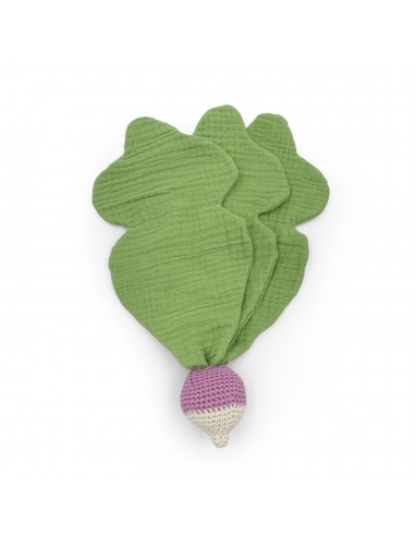 le Radis - doudou en coton bio - MYUM 0+