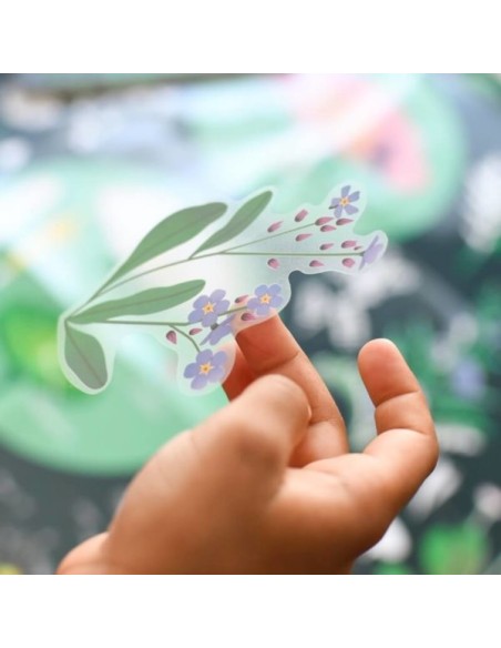 Poster pédagogique + 72 stickers BOTANIQUE - POPPIK 7+