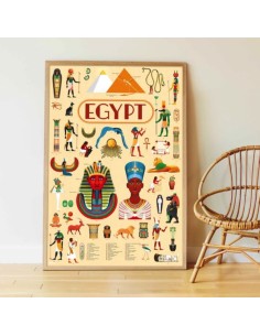 Puzzle éducatif 500 pièces Égypte - POPPIK 8+ 2
