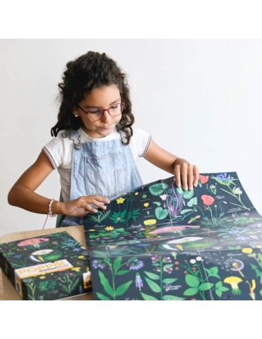 Puzzle éducatif 1000 pièces BOTANIQUE - POPPIK 10+