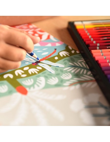 Poster à colorier Dinosaures - POPPIK 4+