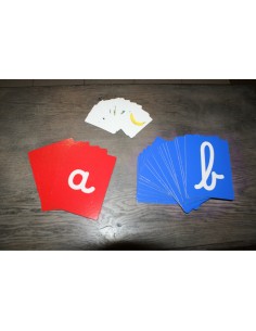 Lettres Rugueuses cursives Montessori - MaMontessoriBox 4+ 2