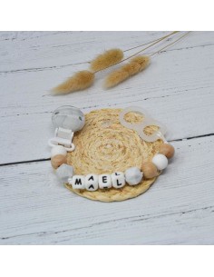 Lettres Perles silicone pour attache-sucette - IRREVERSIBLE