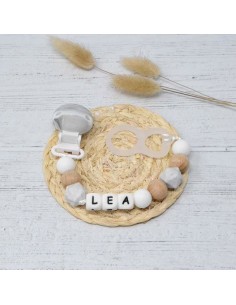 Lettres Perles silicone pour attache-sucette - IRREVERSIBLE 2