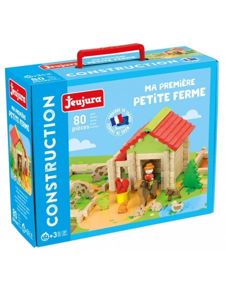 Ma première petite ferme en bois - 80 pcs - JEUJURA 3+