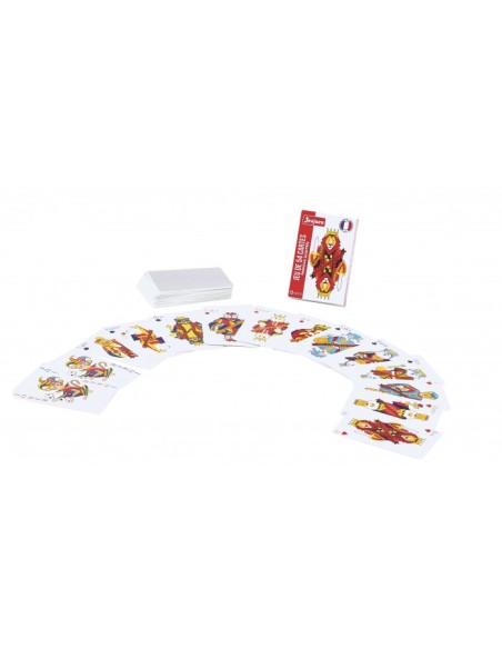 coffret 3 jeux de cartes : 54 cartes - 7 famille - memo - JEUJURA 3+