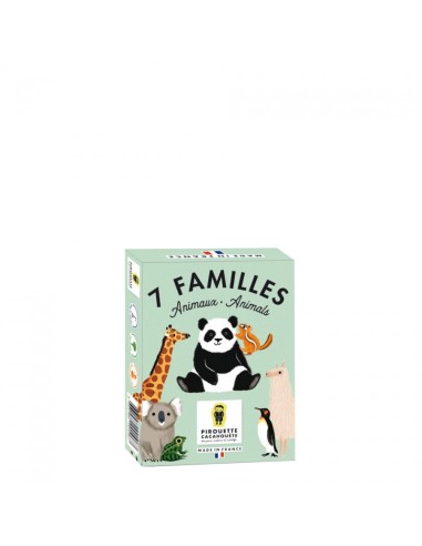 Jeu de 7 familles - Animaux - PIROUETTE CACAHOUETE 4+