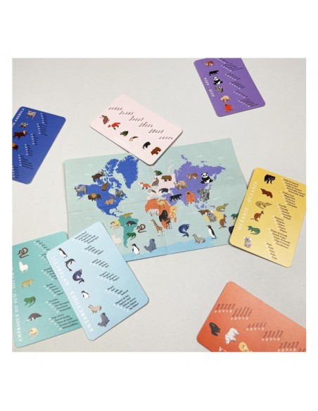 Jeu de 7 familles - Animaux - PIROUETTE CACAHOUETE 4+