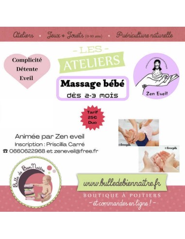 Atelier Massage bébé