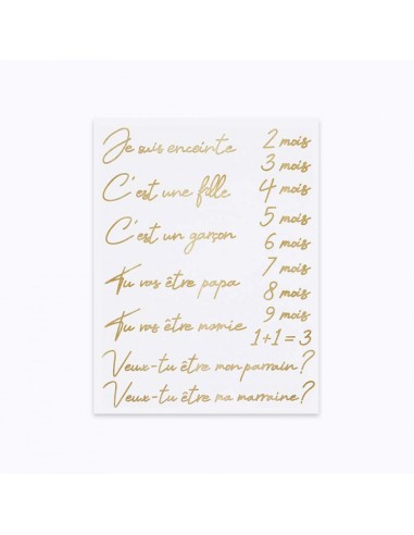 Tatouages éphémères de Grossesse - ILADO