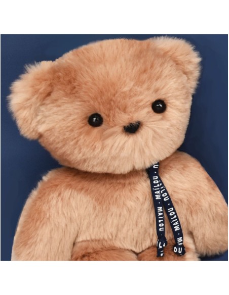 Doudou Ours - LE PETIT FRENCHIE - 20 cm - Marron - MAÏLOU 0+