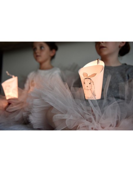 Coffret Lampe Nomade 5 en 1 - Lapin So sweet - POLOCHON