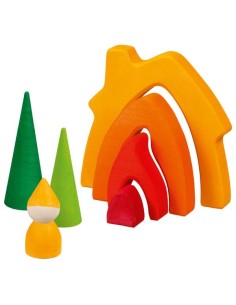 Maison des lutins en bois - GOKI 2+ 2