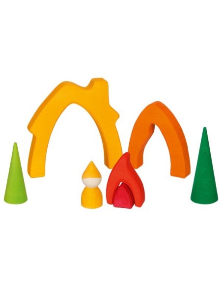 Maison des lutins en bois - GOKI 2+