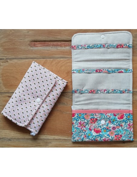 Pochette à barrettes - LOU DES BOIS CRÉATIONS