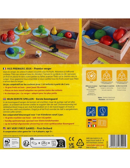 Mes premiers jeux - Premier Verger - HABA 2+