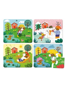Puzzles les 4 saisons - VILAC 2+ 2