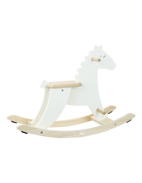 Hudada Cheval à bascule ivoire + arceau - VILAC 12M+