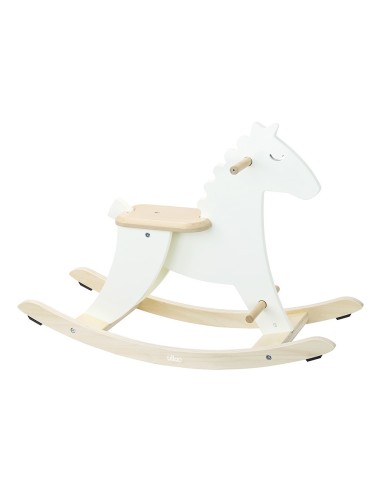 Hudada Cheval à bascule ivoire + arceau - VILAC...