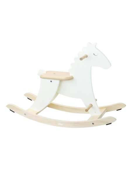 Hudada Cheval à bascule ivoire + arceau - VILAC 12M+