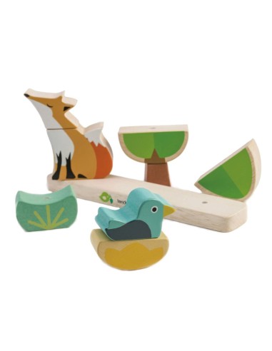 Puzzle Magnétique Renard - TENDER LEAF 18M+