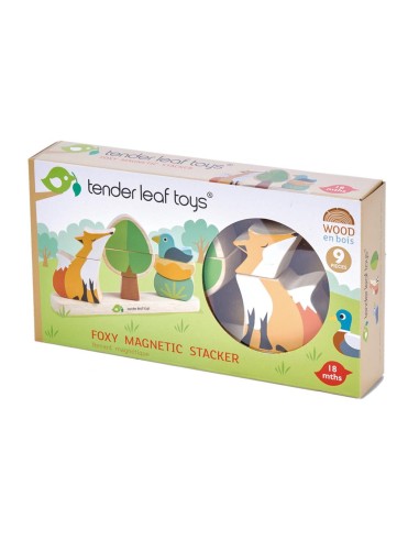 Puzzle Magnétique Renard - TENDER LEAF 18M+
