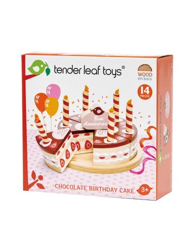 Gâteau D'Anniversaire Chocolat - TENDER LEAF 3+