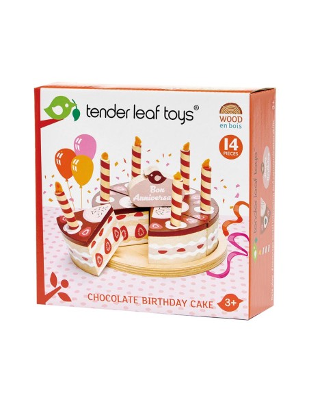 Gâteau D'Anniversaire Chocolat - TENDER LEAF 3+