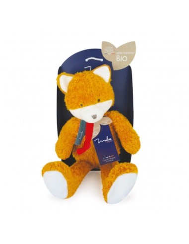 Peluche Renard en coton BIO 30cm - MAÏLOU 0+