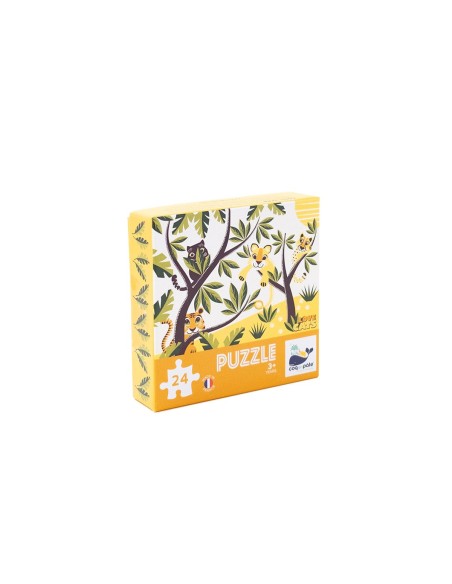 Puzzle LOVE CATS - COQ EN PÂTE 3+