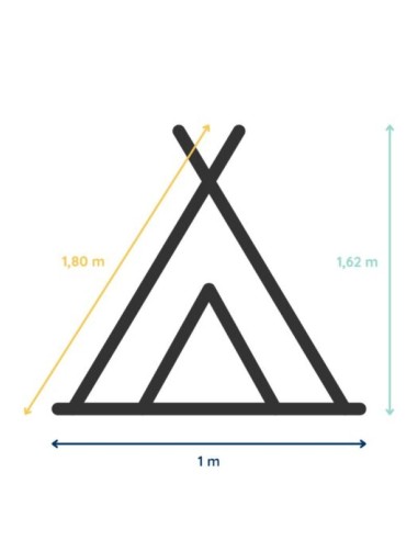 Tipi enfant rose poudré - MY LOVELY FAMILY
