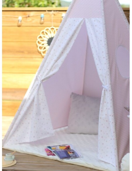 Tipi enfant rose poudré - MY LOVELY FAMILY